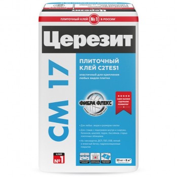 Клей для плитки высокоэластичный ЦЕРЕЗИТ CM 17 25 кг Клей для плитки высокоэластичный ЦЕРЕЗИТ CM 17 25 кг